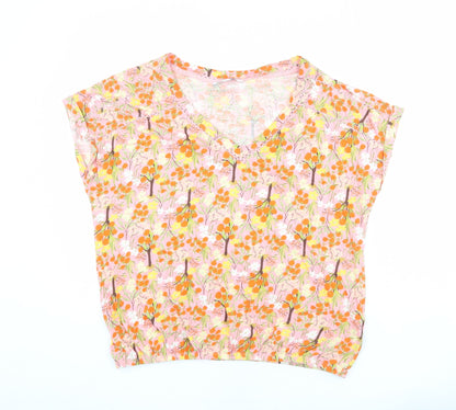 Womens UK Size 6 NEXT Multicoloured Basic T-Shirt