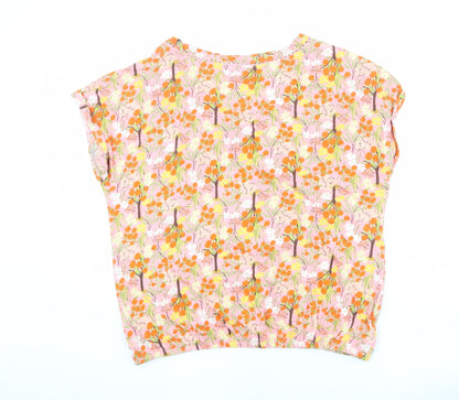 Womens UK Size 6 NEXT Multicoloured Basic T-Shirt