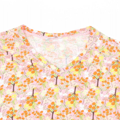 Womens UK Size 6 NEXT Multicoloured Basic T-Shirt