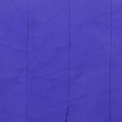 BHS Womens Blue Polyester A-Line Skirt Size 20 Zip