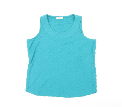 Womens UK Size 20 Per Una Green Basic Tank