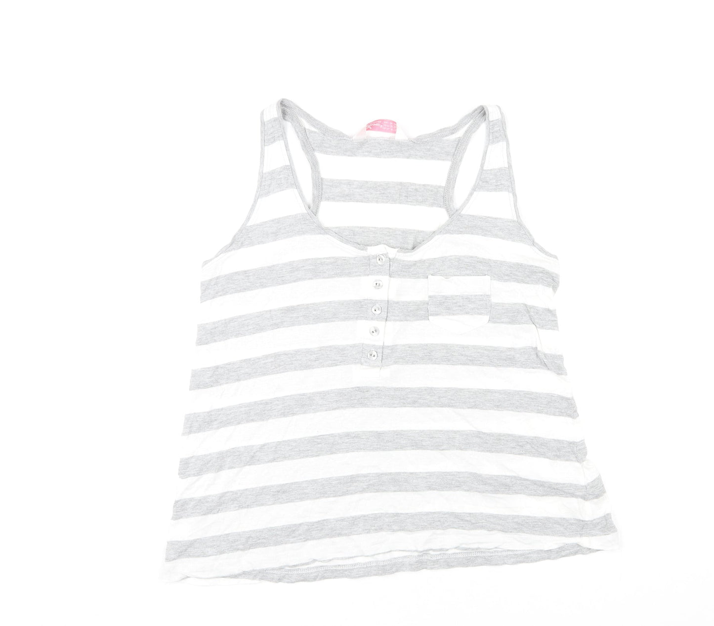 Womens UK Size 8 Secret Possessions Multicoloured Basic Tank
