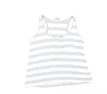 Womens UK Size 8 Secret Possessions Multicoloured Basic Tank