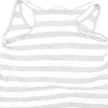 Womens UK Size 8 Secret Possessions Multicoloured Basic Tank