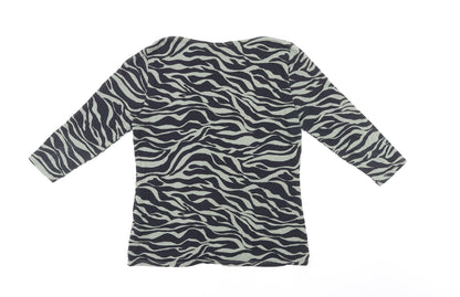 Womens UK Size 14 Marks and Spencer Black Basic Blouse