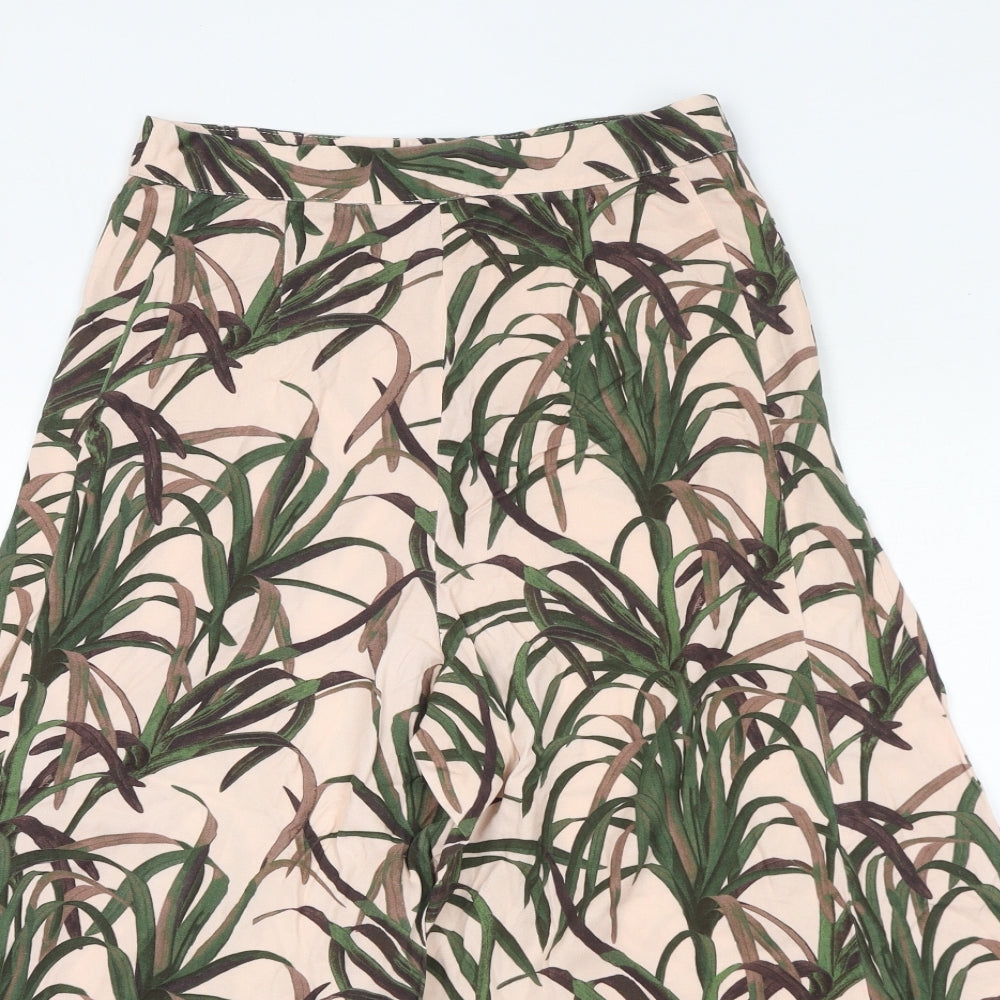 Womens UK Size 10 ASOS Regular Fit Cropped Pink Trousers
