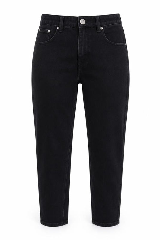 Womens UK Size 8 Boohoo Regular Fit Straight Black Jeans