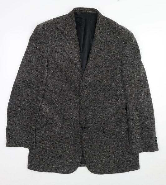 Mens UK Size 40 St Michael Regular Grey Suit Jacket