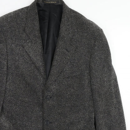 Mens UK Size 40 St Michael Regular Grey Suit Jacket
