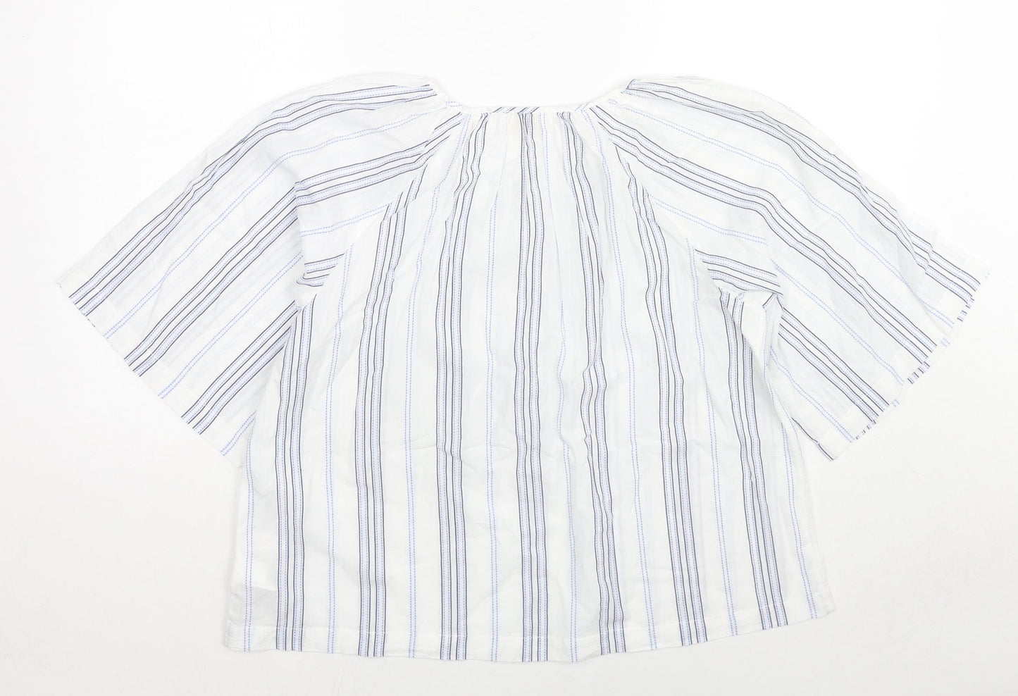 Womens UK Size S Gap White Basic Blouse