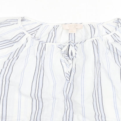 Womens UK Size S Gap White Basic Blouse