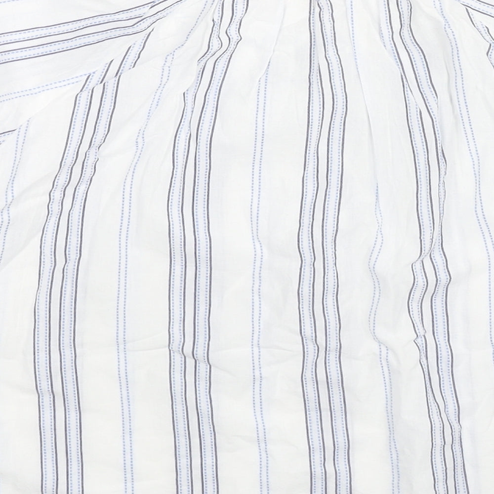Womens UK Size S Gap White Basic Blouse