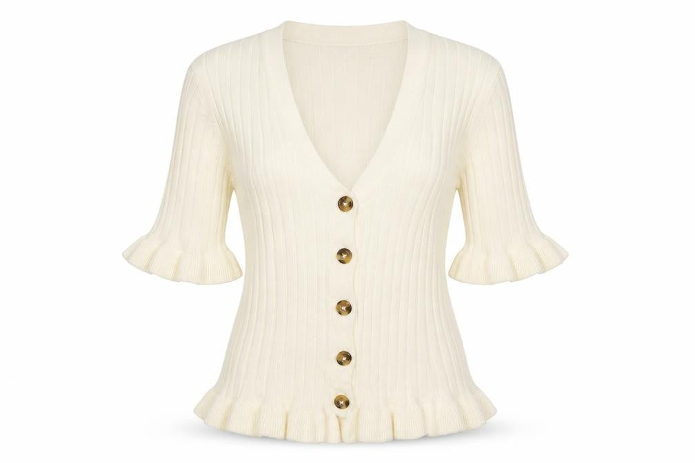 Womens UK Size M Brave Soul Ivory Pullover Jumper