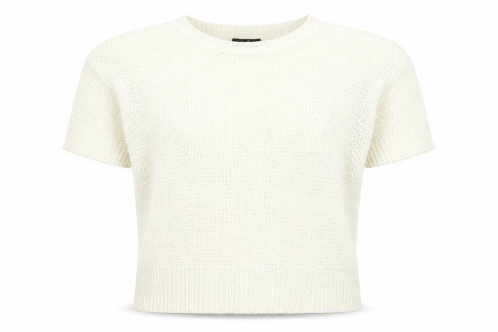 Wallis Womens White Boat Neck Acrylic Pullover Jumper Size S