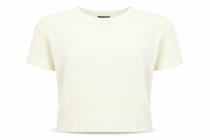 Wallis Womens White Boat Neck Acrylic Pullover Jumper Size S