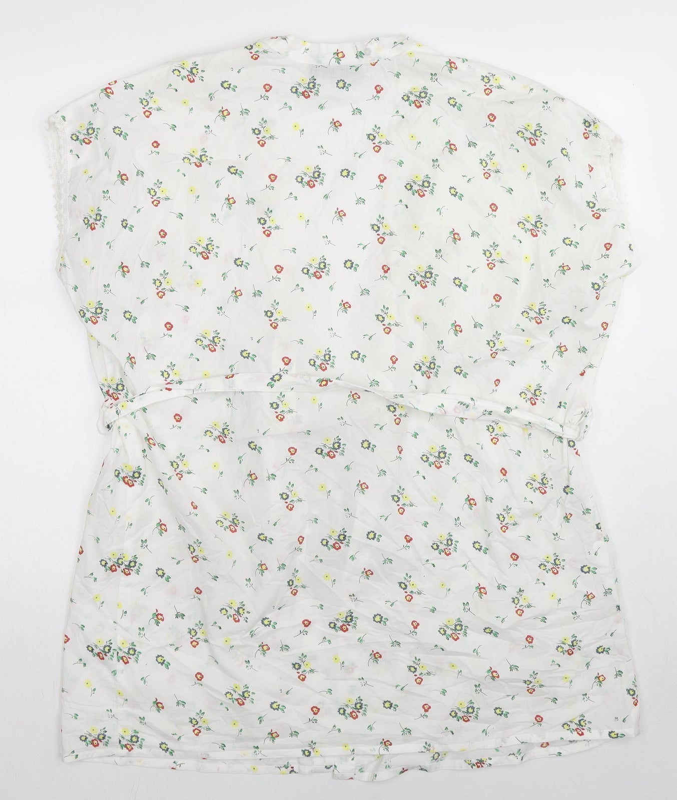 Womens UK Size 6 Topshop White Kimono Blouse