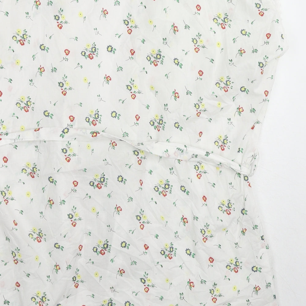 Womens UK Size 6 Topshop White Kimono Blouse
