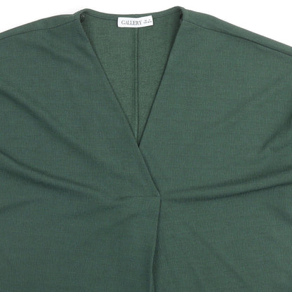 Womens UK Size M Gallery Green Basic Blouse