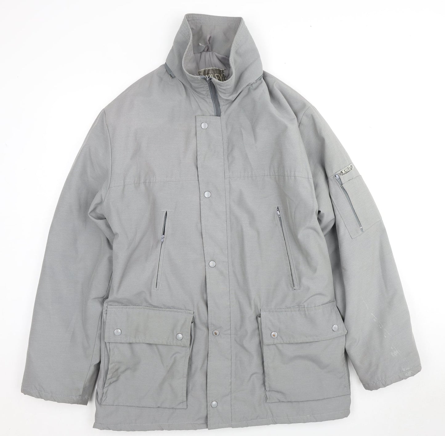 Wembley Womens Grey Jacket Coat Size 12 Zip