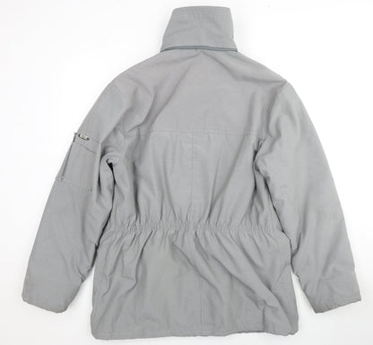 Wembley Womens Grey Jacket Coat Size 12 Zip