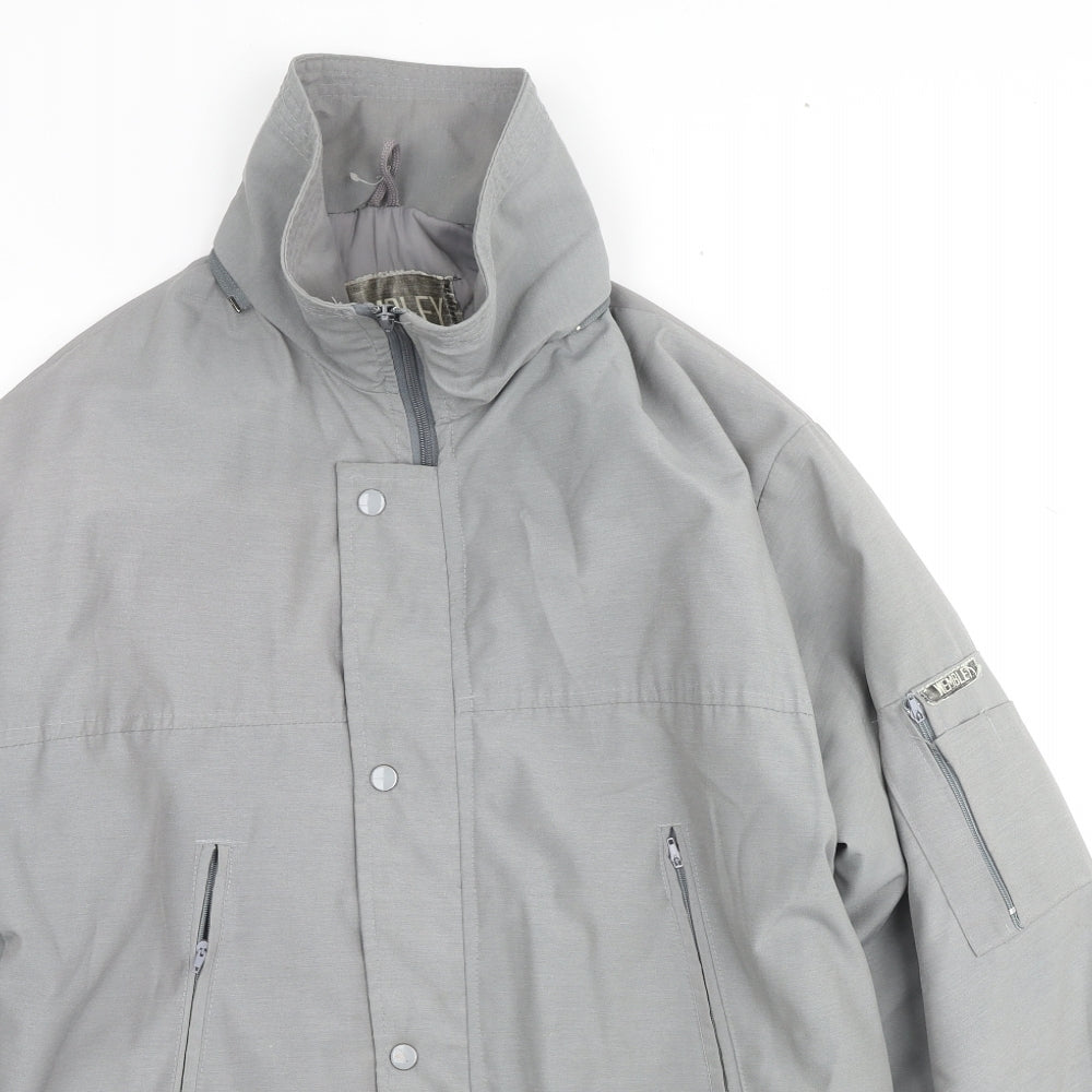 Wembley Womens Grey Jacket Coat Size 12 Zip