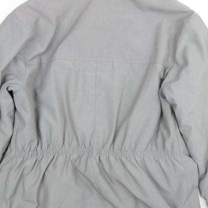 Wembley Womens Grey Jacket Coat Size 12 Zip