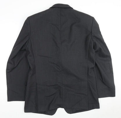 Mens UK Size 42 Nicholas Rowe Regular Black Suit Jacket