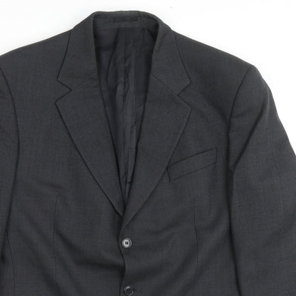 Mens UK Size 42 Nicholas Rowe Regular Black Suit Jacket