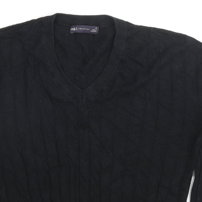 Womens UK Size M Marks and Spencer Black Pullover Jumper