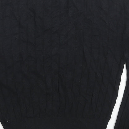 Womens UK Size M Marks and Spencer Black Pullover Jumper