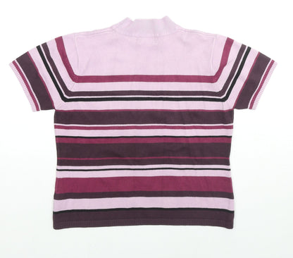 Womens UK Size 18 essence Purple Pullover Jumper