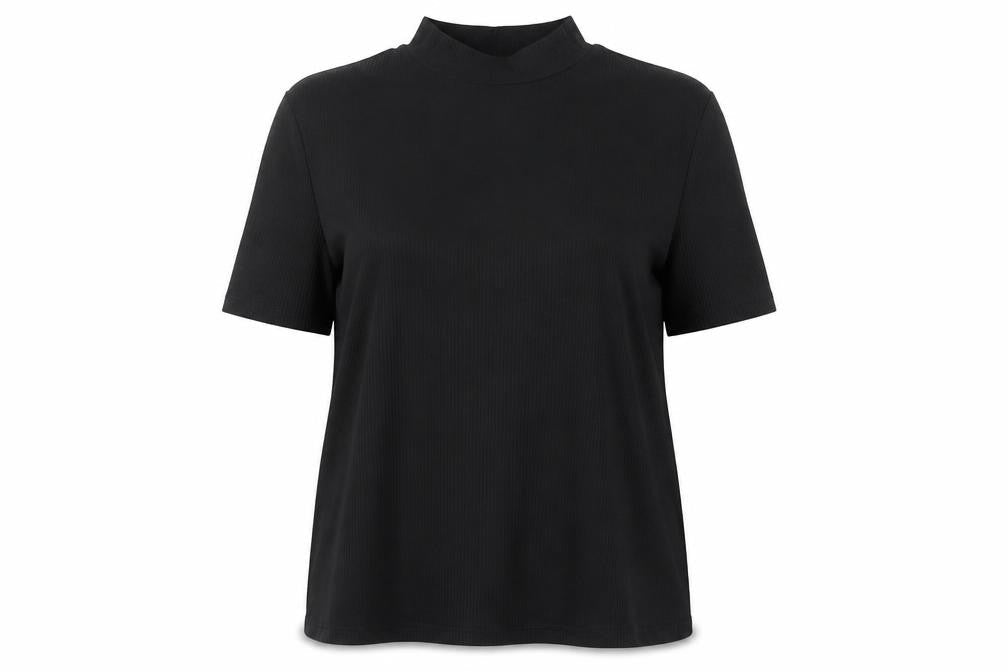 Womens UK Size XL H&M Black Tunic Blouse