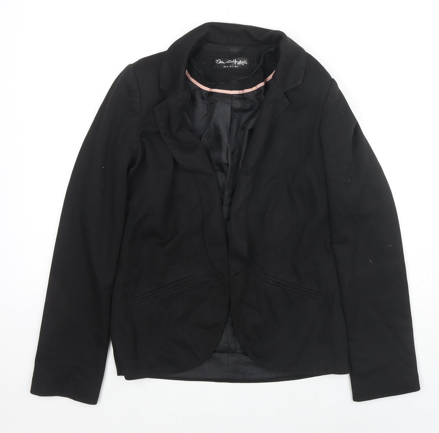 Womens UK Size 8 Miss Selfridge Black Jacket