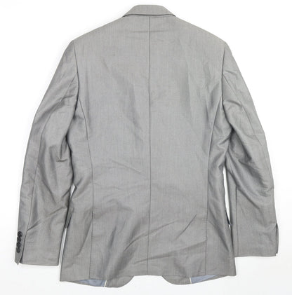 Mens UK Size 36 H&M Regular Grey Suit Jacket