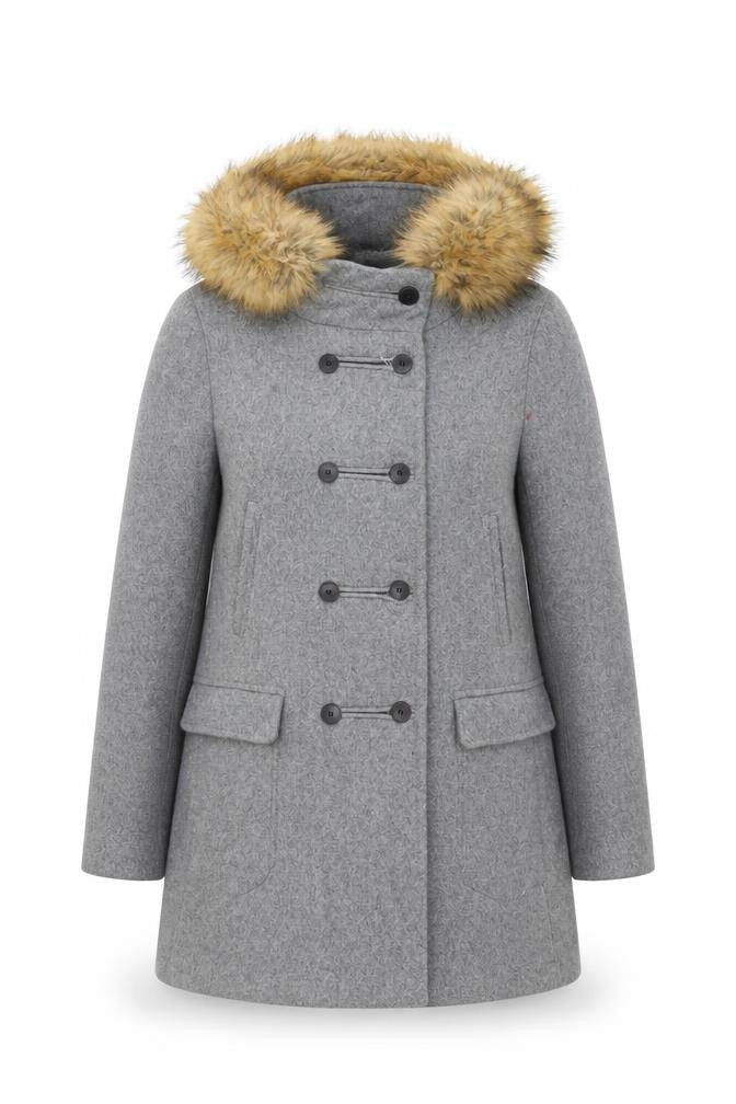 Womens UK Size M Zara Grey Parka Coat