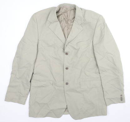 Mens UK Size 42 Jonathan Adams Regular Beige Suit Jacket