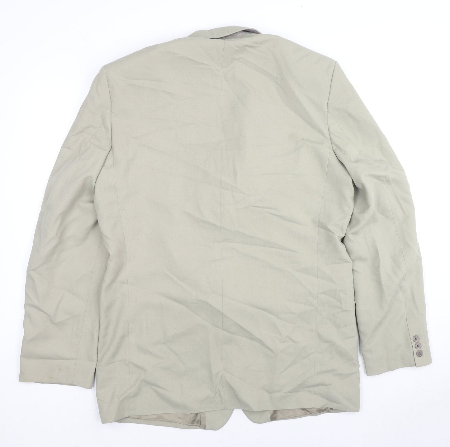 Mens UK Size 42 Jonathan Adams Regular Beige Suit Jacket