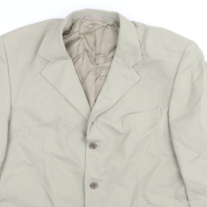 Mens UK Size 42 Jonathan Adams Regular Beige Suit Jacket