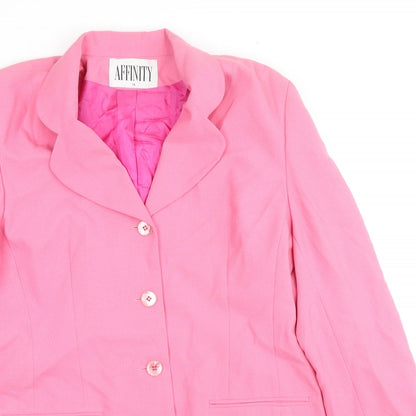 Womens UK Size 14 Affinity Pink Jacket