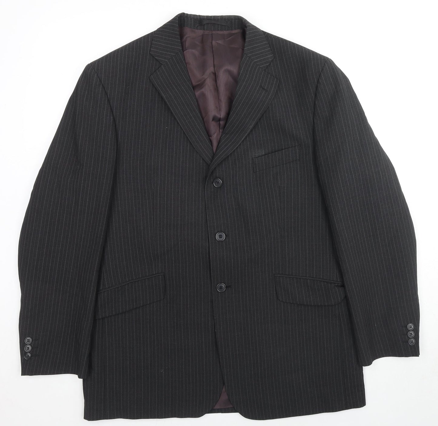 Mens UK Size 42 Marks and Spencer Regular Black Suit Jacket