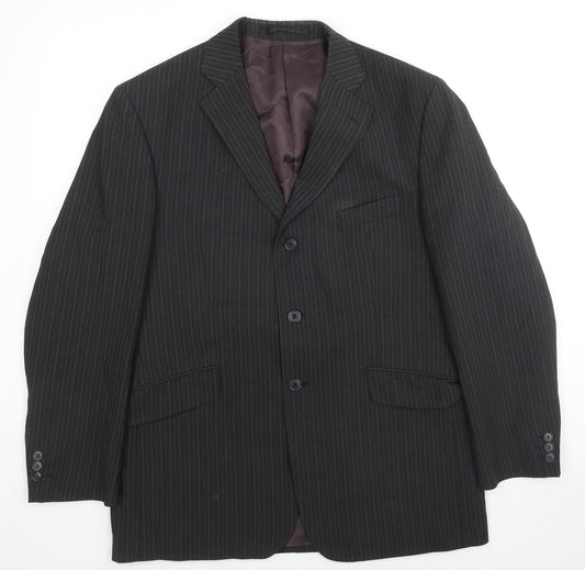 Mens UK Size 42 Marks and Spencer Regular Black Suit Jacket
