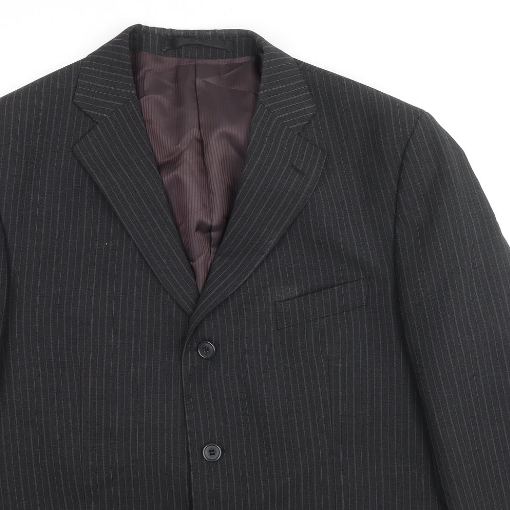 Mens UK Size 42 Marks and Spencer Regular Black Suit Jacket