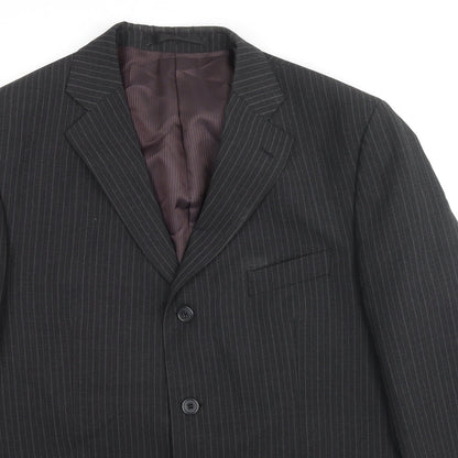 Mens UK Size 42 Marks and Spencer Regular Black Suit Jacket