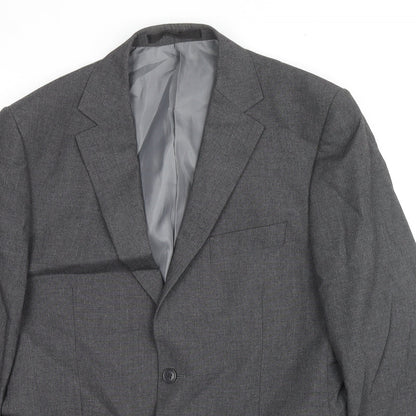 Mens UK Size 40 Marks and Spencer Regular Grey Suit Jacket