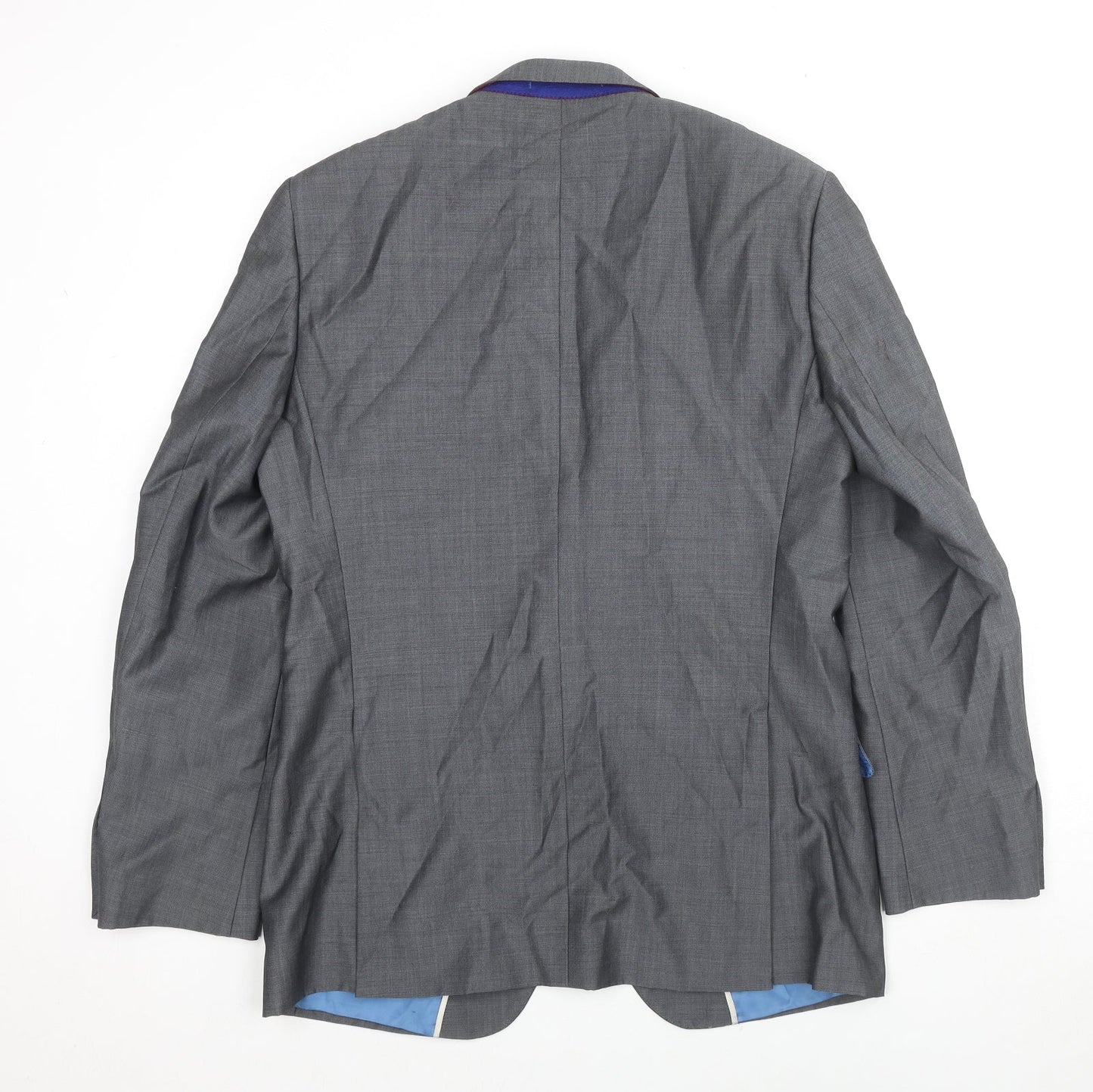 Autograph Mens Grey Wool Jacket Suit Jacket Size 40 Regular