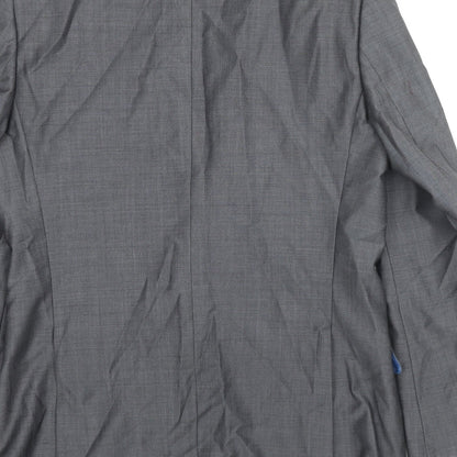 Autograph Mens Grey Wool Jacket Suit Jacket Size 40 Regular
