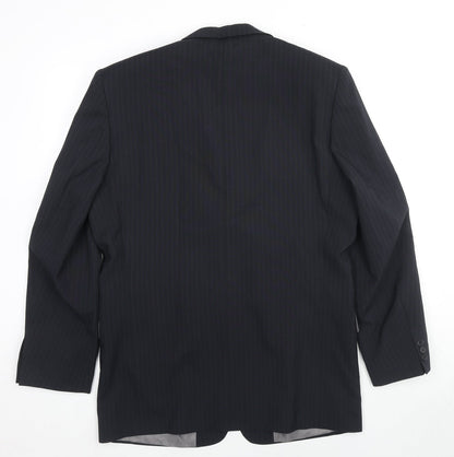 Mens UK Size 40 C&A Regular Black Suit Jacket