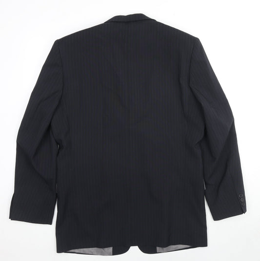 Mens UK Size 40 C&A Regular Black Suit Jacket