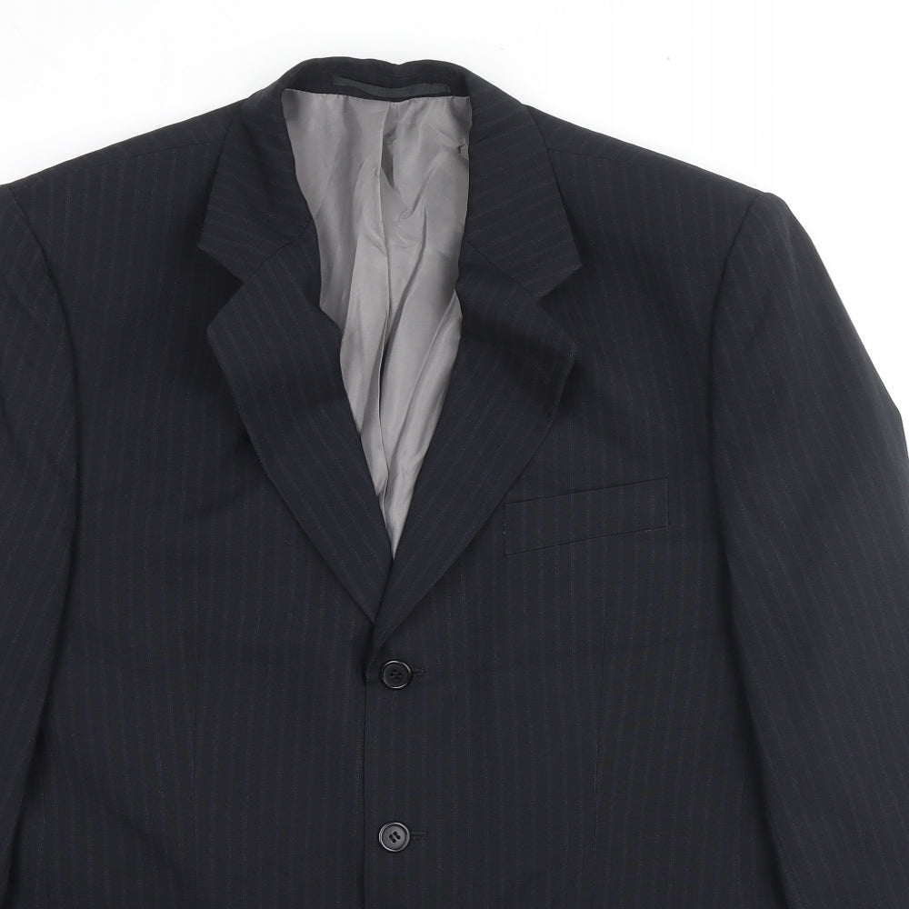 Mens UK Size 40 C&A Regular Black Suit Jacket