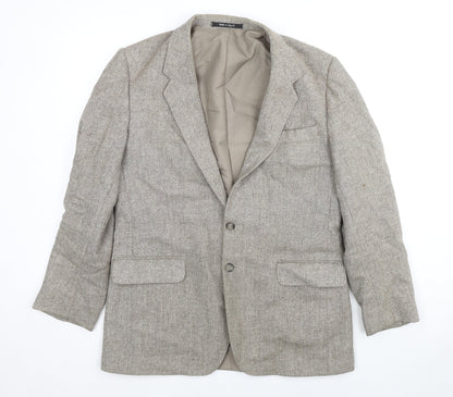 Mens UK Size 40 St Michael Regular Beige Suit Jacket